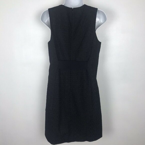 Theory Black Lace Sheath Dress 6 Womens Sleeveless - Picture 9 of 11